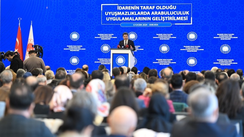 “İdarenin Taraf Olduğu Uyuşmazlıklarda Arabuluculuk Uygulamalarının Geliştirilmesi Sempozyumu'na” Bakanlığımız Arabuluculuk Komisyonu Üyelerince Katılım Sağlanmıştır